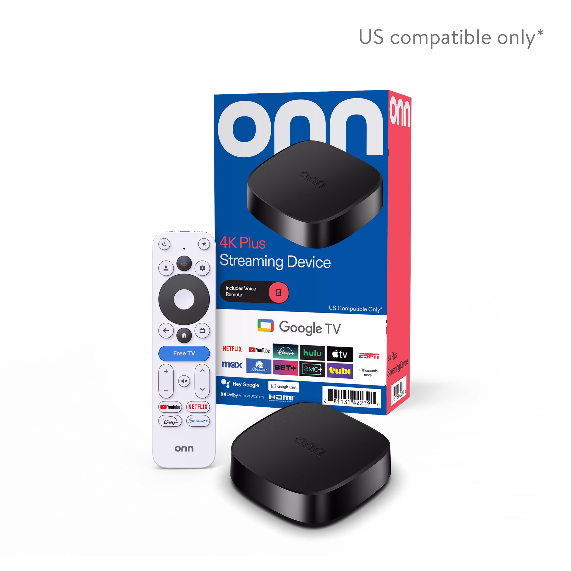 onn. Google TV 4K Plus Streaming Stick