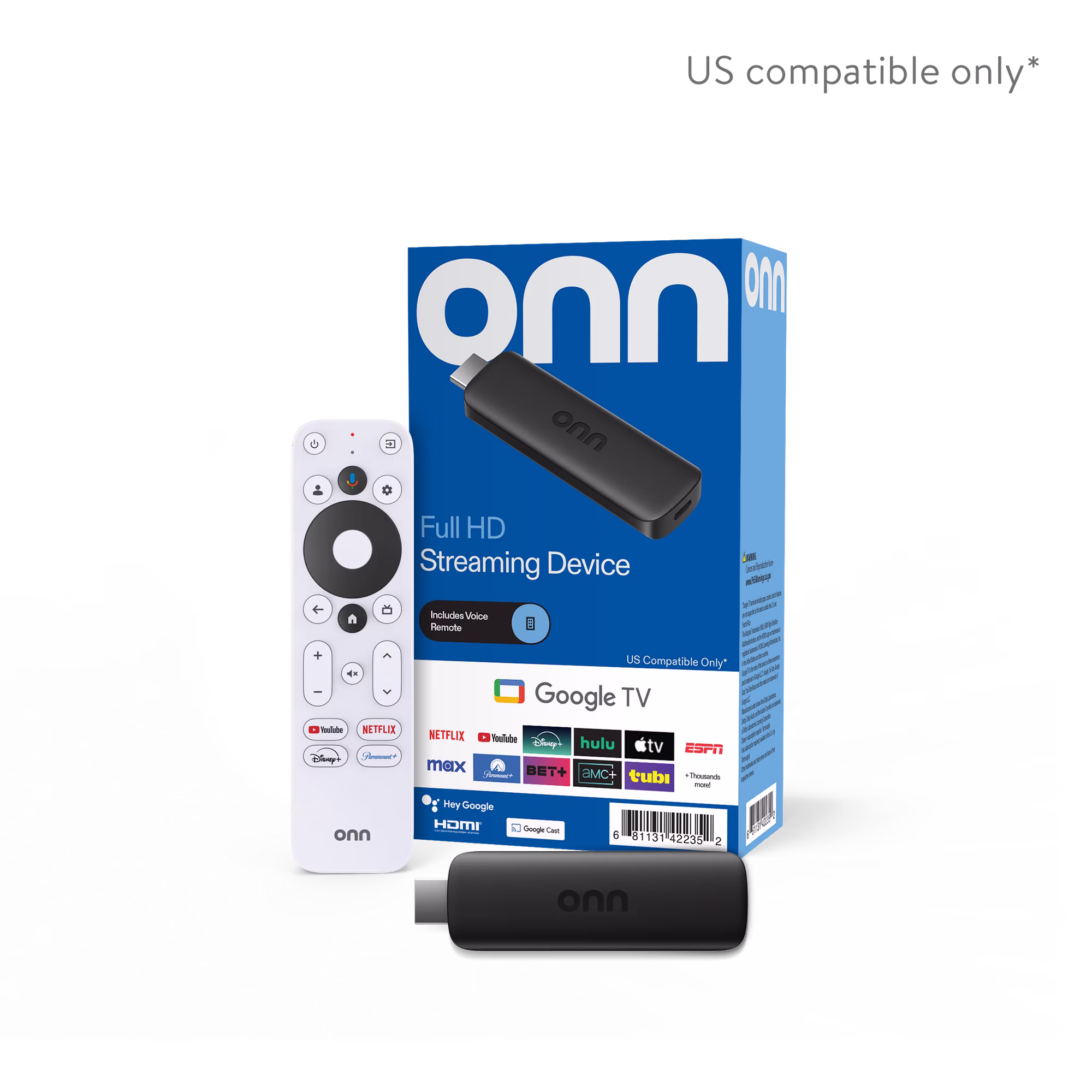 onn. Google TV Full HD Streaming Stick